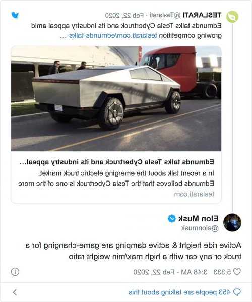 财经名嘴断言Cybertruck卖不到5万辆，马斯克笑称多谢你了“反指王”